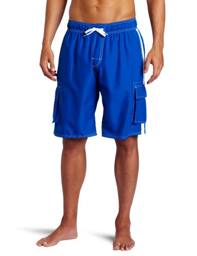 Kanu Surf Men s Barracuda Swim Trunks  Regular   Extended Sizes  Royal XX Large