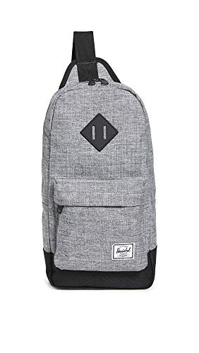 Herschel Heritage Shoulder Bag Backpack Raven Crosshatch Black One Size 80L