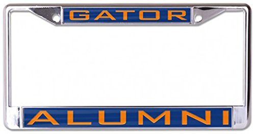 WinCraft University of Florida Gators Gator Alumni License Plate Frame Metal with Inlaid Acrylic 2 Mount Holes Blue WinCraft University of Florida Gators Gator Alumni License Plate Frame Metal with Inlaid Acrylic 2 Mount Holes Blue
