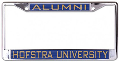 WinCraft Hofstra University Alumni License Plate Frame Metal with Inlaid Acrylic 2 Mount Holes Blue WinCraft Hofstra University Alumni License Plate Frame Metal with Inlaid Acrylic 2 Mount Holes Blue