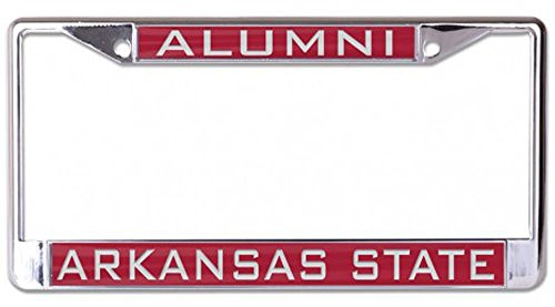 WinCraft Arkansas State University Alumni License Plate Frame Metal with Inlaid Acrylic 2 Mount Holes WinCraft Arkansas State University Alumni License Plate Frame Metal with Inlaid Acrylic 2 Mount Holes