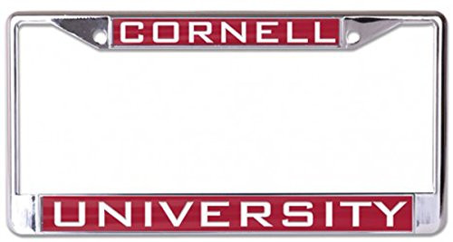 WinCraft Cornell University Premium License Plate Frame Metal with Inlaid Acrylic 2 Mount Holes red