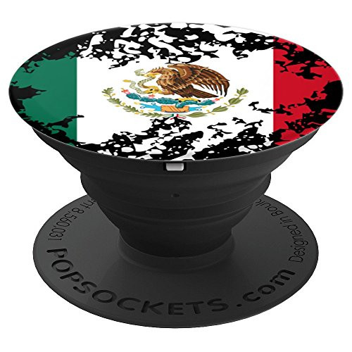 Mexico Flag Phone Gip Mexican Hispanic Pride Gift Idea PopSockets Grip and Stand for Phones and Tablets