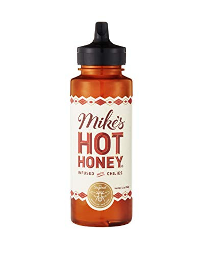 Mikes Hot Honey 12 oz Squeeze Bottle  1 Pack  Honey with a Kick Sweetness   Heat 100  Pure Honey Shelf Stable Gluten Free   Paleo