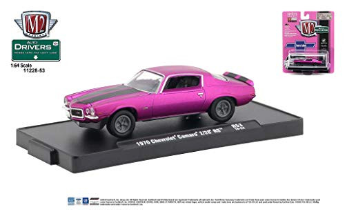 M2 Machines Auto-Drivers 1:64 R53 1970 Chevrolet Camaro Z28 RS Satin Pink M2 Machines Auto-Drivers 1:64 R53 1970 Chevrolet Camaro Z28 RS Satin Pink