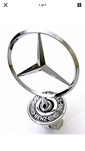 HACOL Mercedes Benz Star Hood Logo Emblem Badge 3D w210 w202 w203 C200 w211 silver