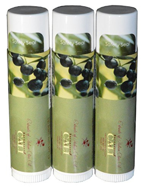 Cali Baronessa Oliva Green Baci SPF 15 Moisturizing Lip Balm Protect and Moisturize Lips 015 Ounce Each Pack of 3 Cali Baronessa Oliva Green Baci SPF 15 Moisturizing Lip Balm Protect and Moisturize Lips 015 Ounce Each Pack of 3