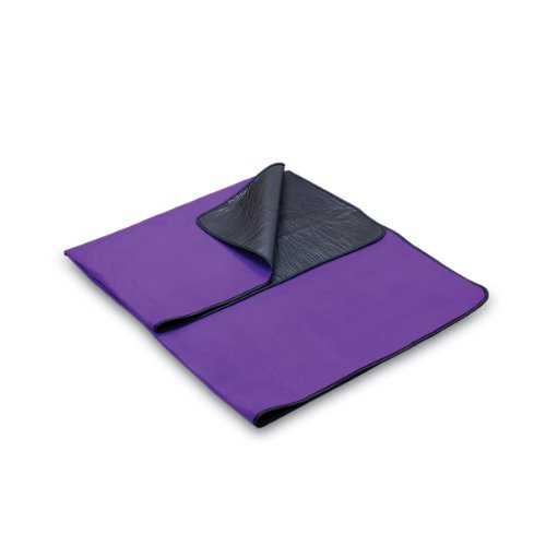 ONIVA   a Picnic Time Brand Outdoor Picnic Blanket Tote Purple