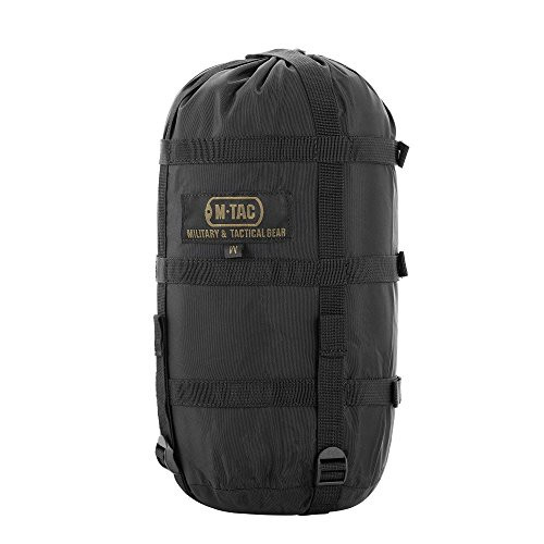 Nylon Sleeping Bag Compression Bag   Stuff Sack   Military Camping Hiking Backpacking   M  Black