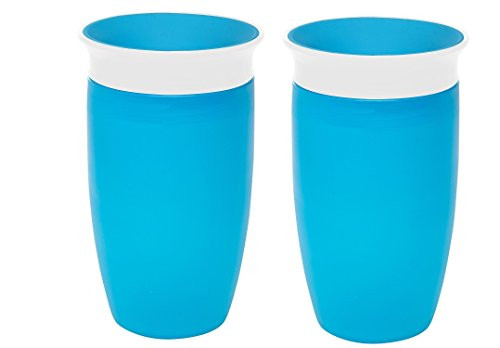 Munchkin Miracle 360 Sippy Cup Blue 10 Ounce 2 Count