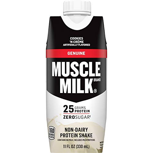 Muscle Milk Genuine Protein Shake Cookies  N Crème 25g Protein 11 Fl Oz 12 Pack