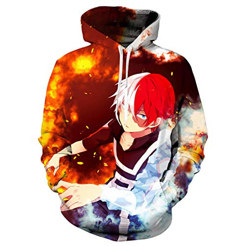 Boku No Hero Academia Hoodie My Hero Academia Season 5 Hooded 3D Printed Pullover Cosplay Sweatshirt My Hero Acadamia Season 5 Small Boku No Hero Academia Hoodie My Hero Academia Season 5 Hooded 3D Printed Pullover Cosplay Sweatshirt My Hero Acadamia Season 5 Small