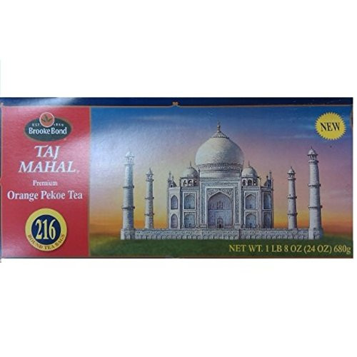 Brooke Bond Taj Mahal Premium Orange Pekoe Black Tea - 216 Round Tea Bags