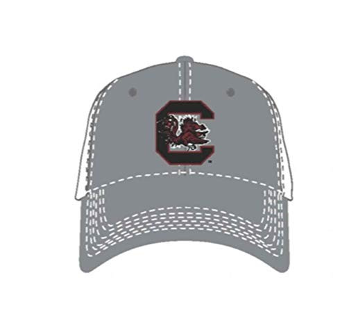 South Carolina Gamecocks Adjustable Gray Cap Mesh Back Hat