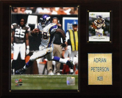 NFL Adrian Peterson Minnesota Vikings Player Plaque
