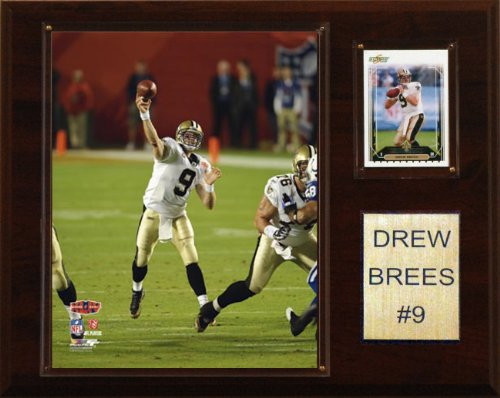 NFL Drew Brees New Orleans Saints Player Plaque NFL Drew Brees New Orleans Saints Player Plaque