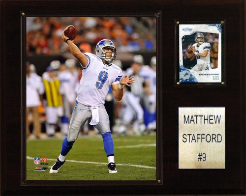NFL Matt Stafford Detroit Lions Player Plaque
