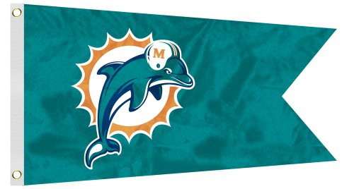 NFL Miami Dolphins Boat Golf Cart Flag