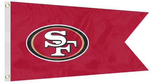 NFL San Francisco 49ers Boat Golf Cart Flag