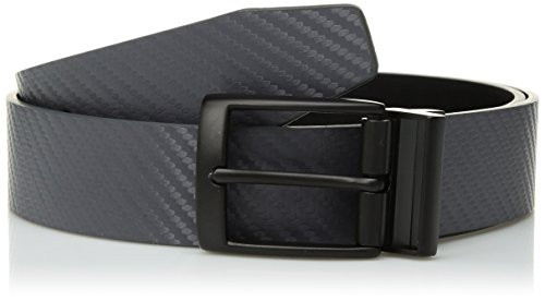 Nike Men s Standard Carbon Fiber Texture Reversible Belt dark grey black 34