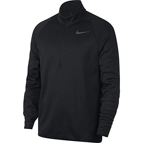 Nike Men s Therma 1 4 Zip Training Top Black Dark Grey Small