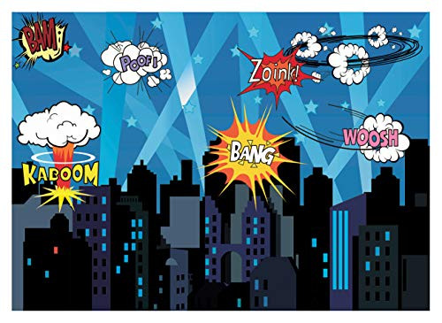 WOLADA 7x5ft Pj Superhero Backdrop for Pictures Baby Shower Photography Backdrop Birthday Photography Background Super Hero Party Decorations Backdrops Fond Studio Props 11397 WOLADA 7x5ft Pj Superhero Backdrop for Pictures Baby Shower Photography Backdrop Birthday Photography Background Super Hero Party Decorations Backdrops Fond Studio Props 11397