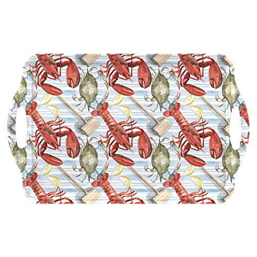 Pimpernel Summer Feast Collection Large Handled Tray   189  x 116