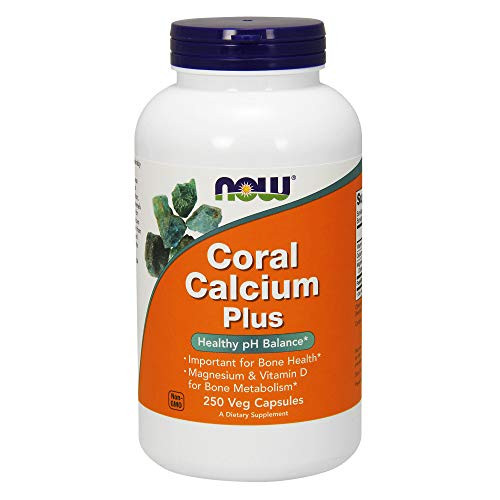 NOW Supplements Coral Calcium Plus Bone Health* Healthy pH Balance* 250 Veg Capsules NOW Supplements Coral Calcium Plus Bone Health* Healthy pH Balance* 250 Veg Capsules