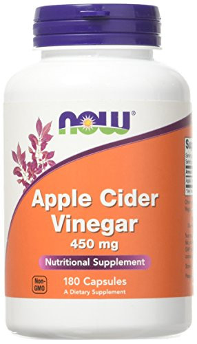 Now Foods   Apple Cider Vinegar 450 mg 180 caps