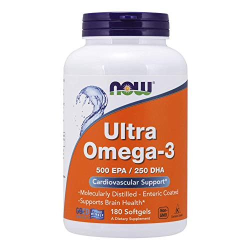 NOW Foods   Ultra Omega 3 500 EPA 250 DHA   180 Softgels