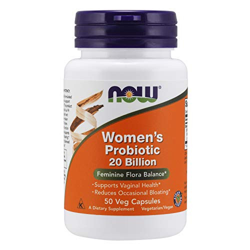 NOW Supplements Women s Probiotic 20 Billion Specially Formulated using Three Clinically Tested Probiotic Strains 50 Veg Capsules