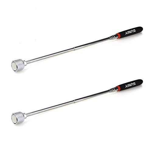 2 Pack Magnetic Pick Up Tool with 15 lb Pull Capacity