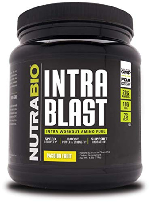 NutraBio Intra Blast   30 Servings  Passion Fruit