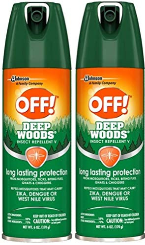 Off Deep Woods Insect Repellent 6 Ounce Spray  2 Pack