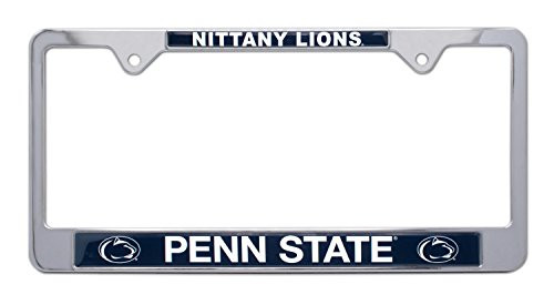 Elektroplate Penn State University Nittany Lions Metal License Plate Frame