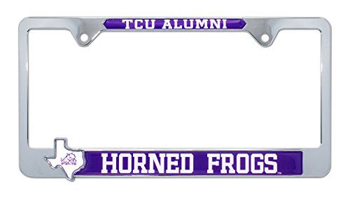 Elektroplate TCU Texas Christian University Alumni 3D License Plate Frame