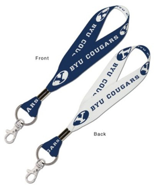 NCAA BYU Brigham Young University Cougars 1 Inch Lanyard Key Strap Metal Ring NCAA BYU Brigham Young University Cougars 1 Inch Lanyard Key Strap Metal Ring