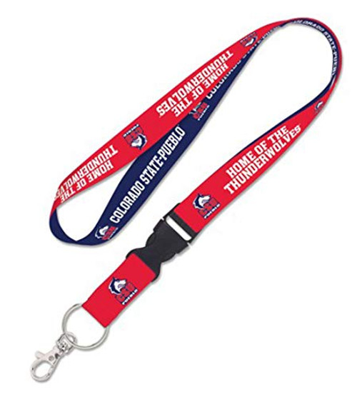 WinCraft Colorado State   Pueblo Thunderwolves Premium Lanyard Key Chain with Detachable end