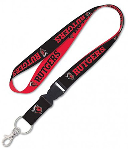 WinCraft Rutgers Scarlet Knights Premium Lanyard Red and Black