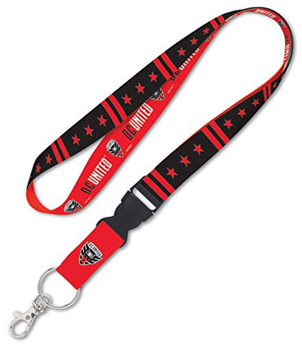 WinCraft MLS D C United Premium Lanyard Key Ring 23 inches Long 1 Inch Wide