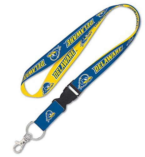WinCraft University of Delaware Blue Hens Premium Lanyard Key Chain 1 inch Wide