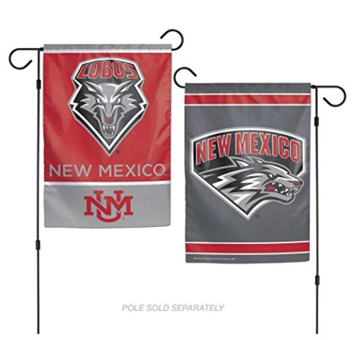 WinCraft NCAA New Mexico State Lobos 125 x 18 Inch 2 Sided Garden Flag Logo WinCraft NCAA New Mexico State Lobos 125 x 18 Inch 2 Sided Garden Flag Logo
