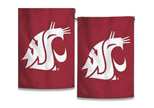 WinCraft NCAA Washington State University Cougars 125  x 18  Inch 2 Sided Garden Flag   Logo WinCraft NCAA Washington State University Cougars 125  x 18  Inch 2 Sided Garden Flag   Logo