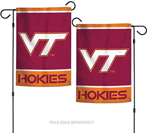 WinCraft NCAA Virginia Tech Hokies 125  x 18  Inch 2 Sided Garden Flag Logo