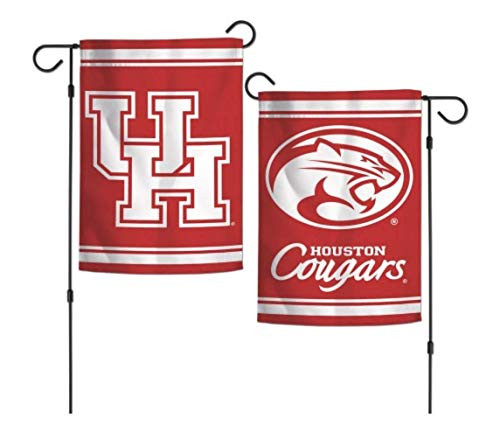WinCraft NCAA University Houston Cougars 125 x 18 Inch 2 Sided Garden Flag Logo WinCraft NCAA University Houston Cougars 125 x 18 Inch 2 Sided Garden Flag Logo