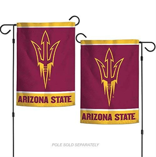 WinCraft NCAA Arizona State Sun Devils 125 x 18 Inch 2 Sided Garden Flag Logo WinCraft NCAA Arizona State Sun Devils 125 x 18 Inch 2 Sided Garden Flag Logo