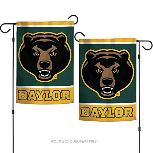 WinCraft NCAA Baylor University Bears 125 x 18 Inch 2 Sided Garden Flag Logo WinCraft NCAA Baylor University Bears 125 x 18 Inch 2 Sided Garden Flag Logo