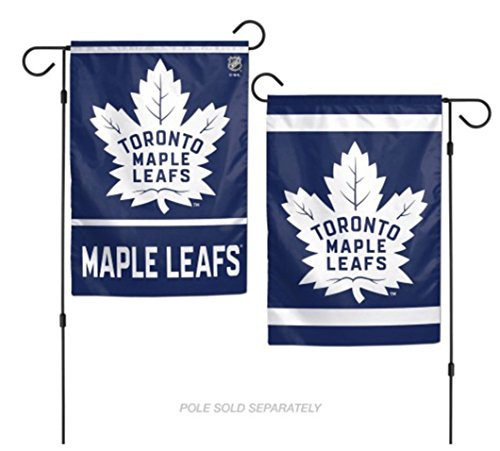 WinCraft NHL Toronto Maple Leafs 125  x 18  Inch 2 Sided Garden Flag Logo