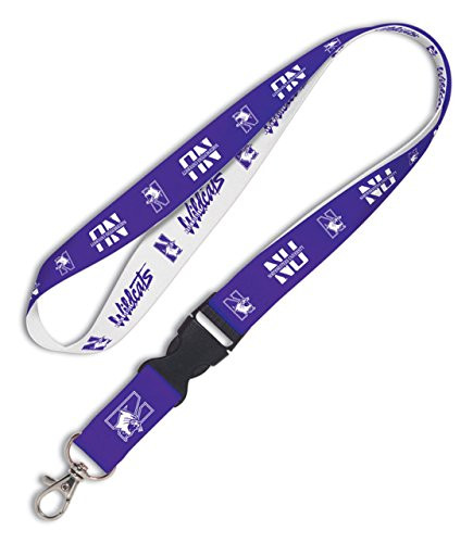 WinCraft NCAA Northwestern Lanyard with Detachable Buckle 3 4