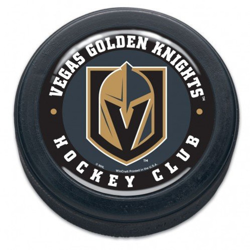 VEGAS GOLDEN KNIGHTS HOCKEY PUCK VEGAS GOLDEN KNIGHTS HOCKEY PUCK